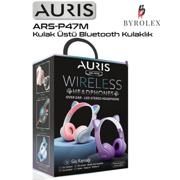 Kulak Üstü Bluetooth Kulaklık - Görsel 3