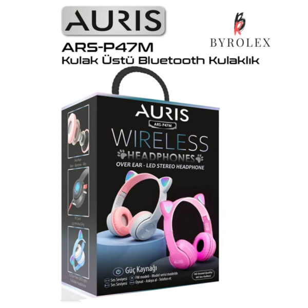 Kulak Üstü Bluetooth Kulaklık - Görsel 3