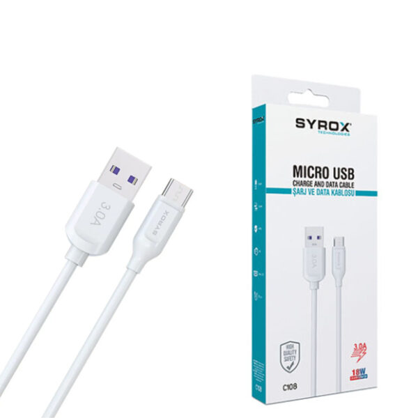 18W Micro USB Hızlı Şarj Kablosu