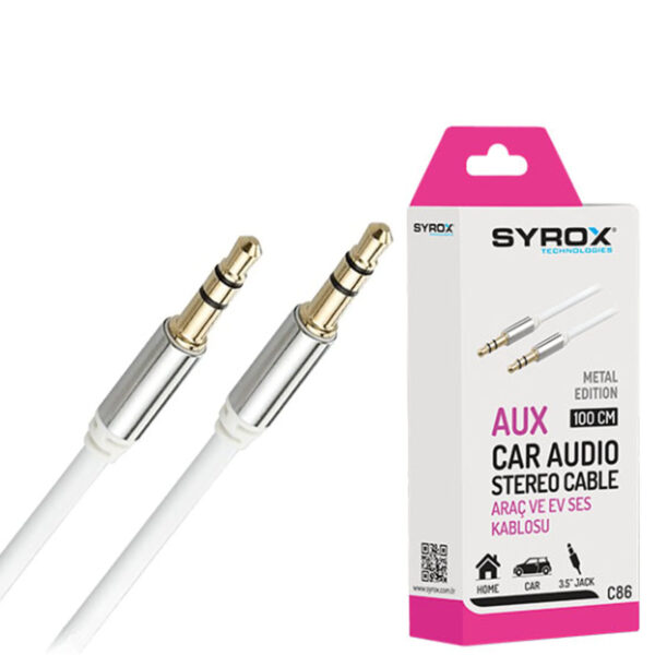 3.5mm Jack Aux Ses Kablosu 100cm - Görsel 3