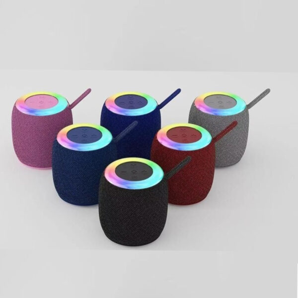 Bluetooth Hoparlör Taşınabilir Rgb Ledli Usb-Fm Radyo - Görsel 2